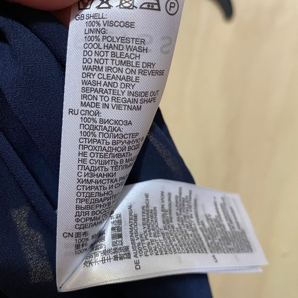 REISS Erin Abstract Feather Printed Midi Dress - Picture 6 of 8